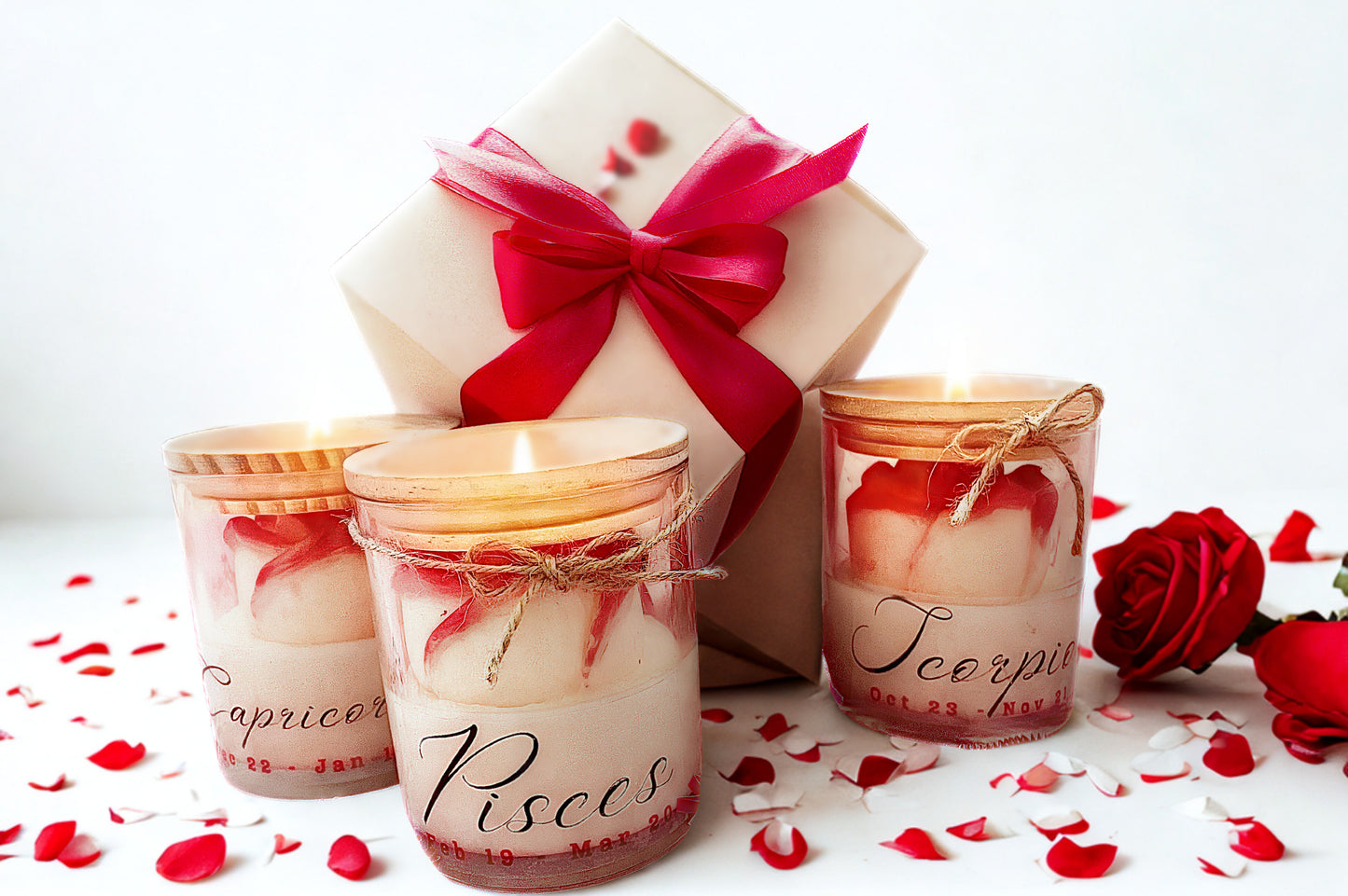 Rose Horoscope Candle