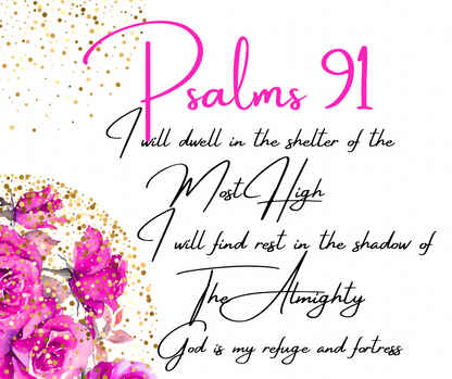 Bible Inspired Rose Petal Candle