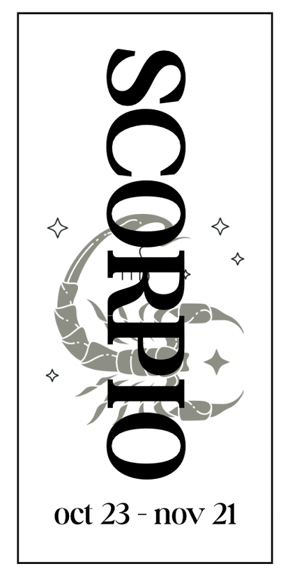 Black Stone Horoscope Candle