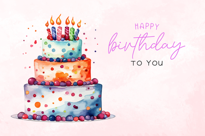 Happy Birthday Gift Card