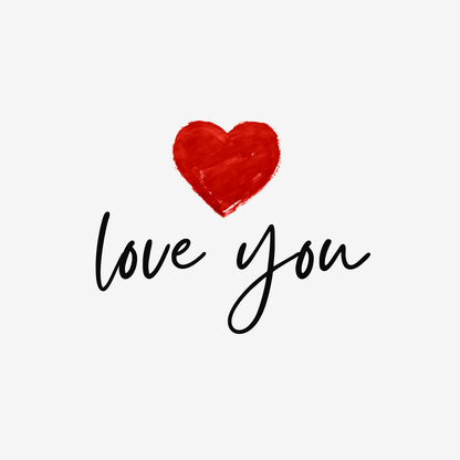 I Love You Gift Card