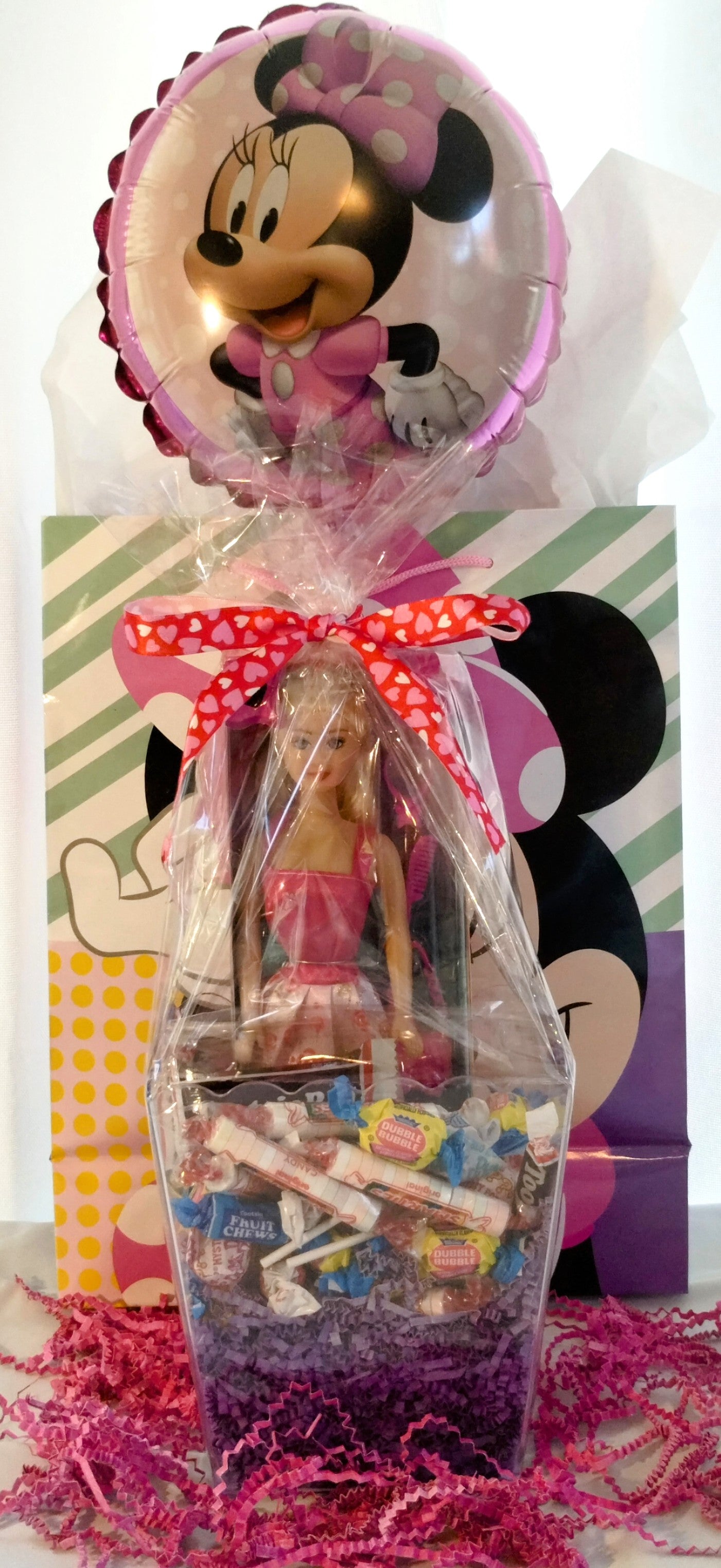 Candy Basket w/Doll & Balloon