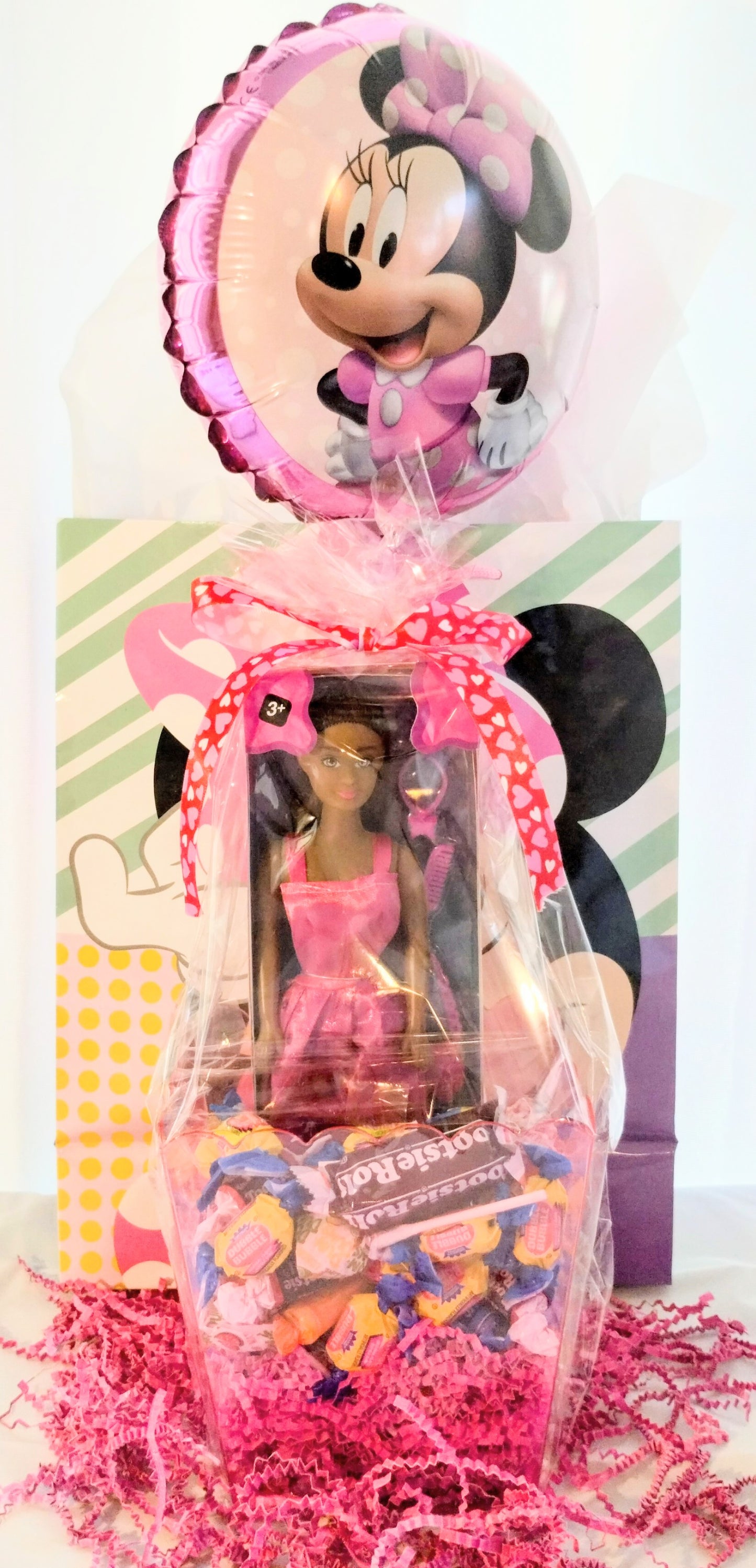 Candy Basket w/Doll & Balloon